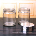 10oz 300ml straight sided middle east Tahini glass storage jars plastic lids